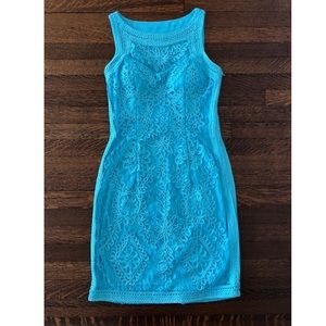 Aqua Blue Cocktail Dress